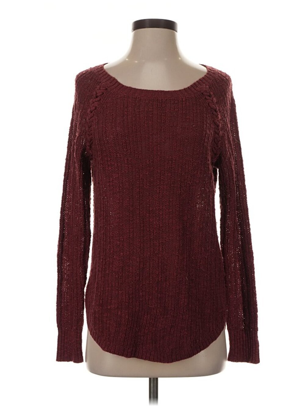 Pink Republic Large Burgandy Pullover Sweater